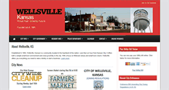 Desktop Screenshot of cityofwellsvilleks.org