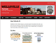 Tablet Screenshot of cityofwellsvilleks.org